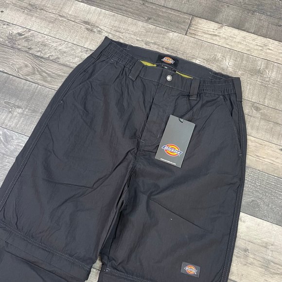 Dickies Mens Pacific Pants Trousers W31 Black Zip Off Shorts Cargos Util… - Picture 3 of 13